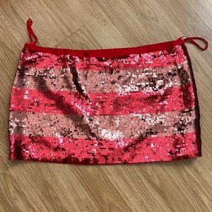 Brand New With Tags Victoria’s Secret PINK Sequin Skirt size Medium
